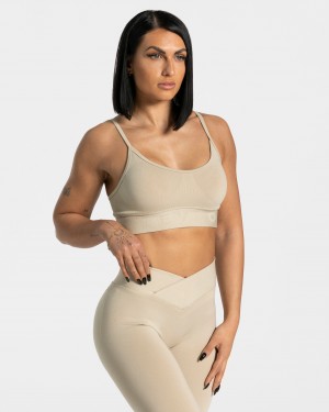 Brown Women's Teveo V-Shape Bras | 5892-CVHQG