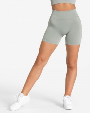 Grey Women's Teveo Sensation Mini Shorts | 3290-XUVLS