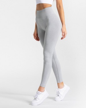 Light Grey Women's Teveo Classy Leggings | 5143-IQXBG