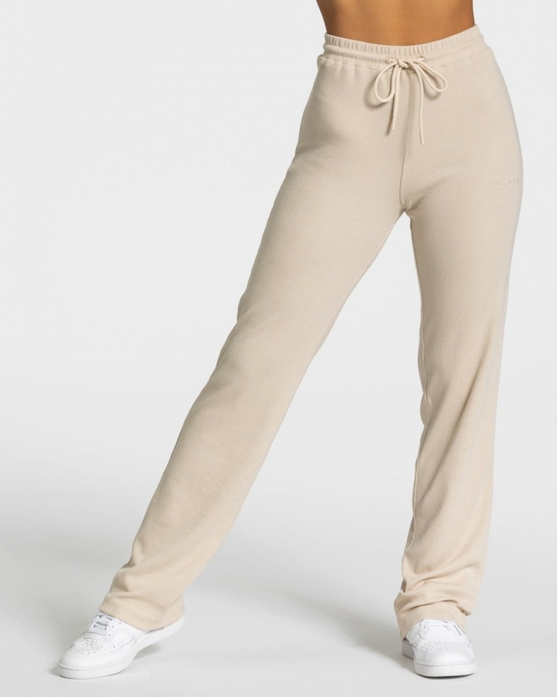 Beige Women\'s Teveo Lounge Pants | 9815-KNAXS