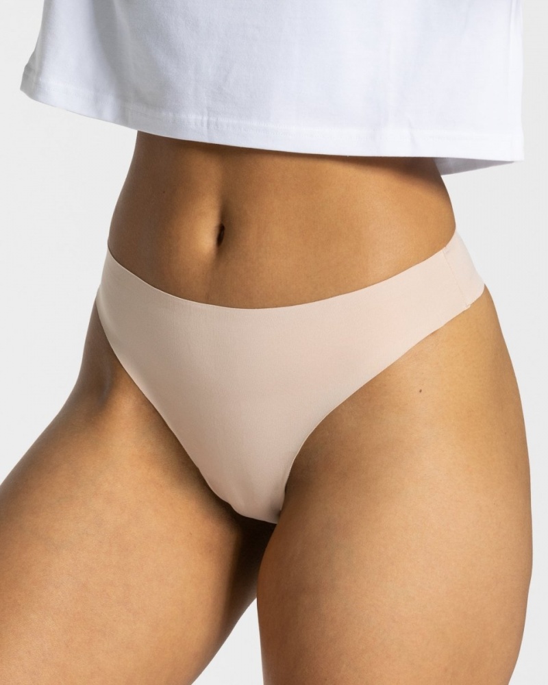 Beige Women\'s Teveo TEVEO Seamles Underwear | 4257-KERAL