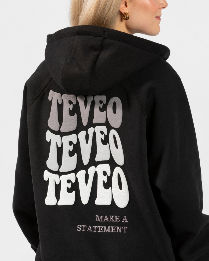 Black Women's Teveo Candy Oversized Jackets | 4687-QDYZG