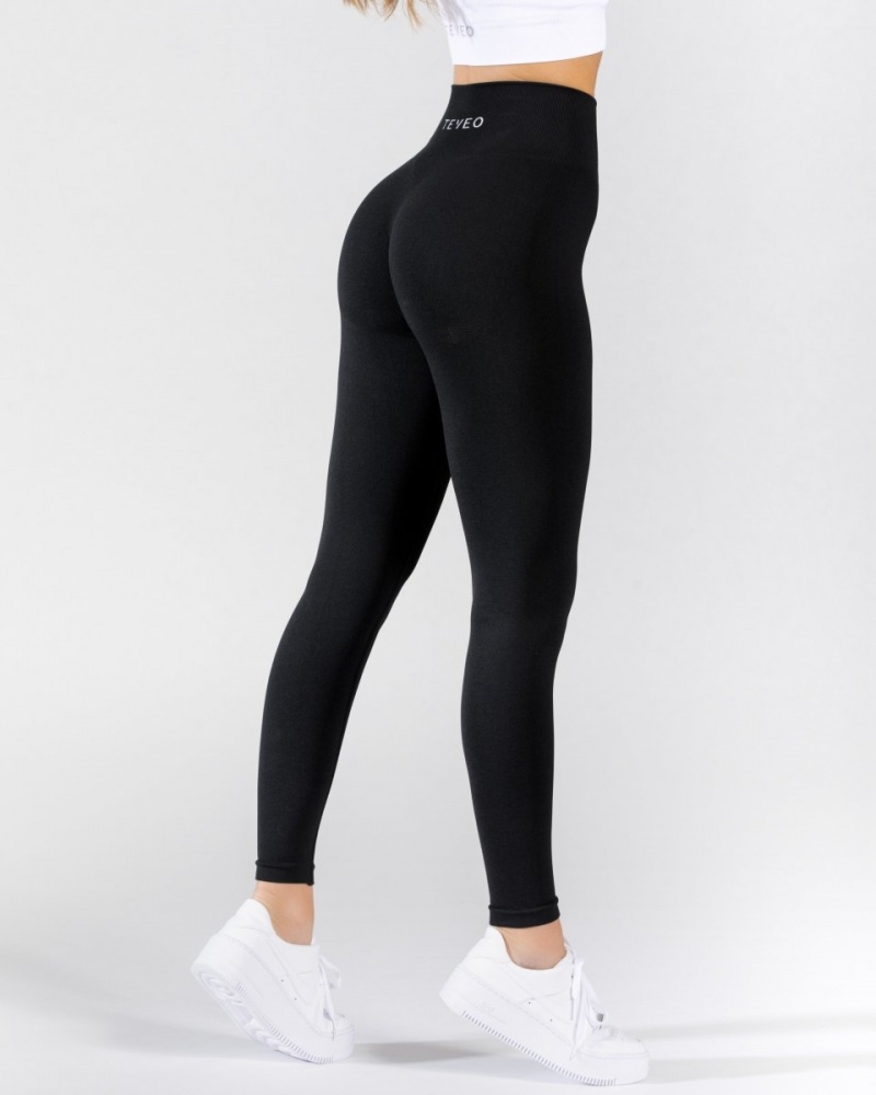 Black Women's Teveo Classy Leggings | 1427-XWCEZ