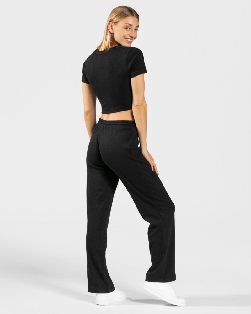 Black Women's Teveo Lounge Pants | 5129-KAXMW