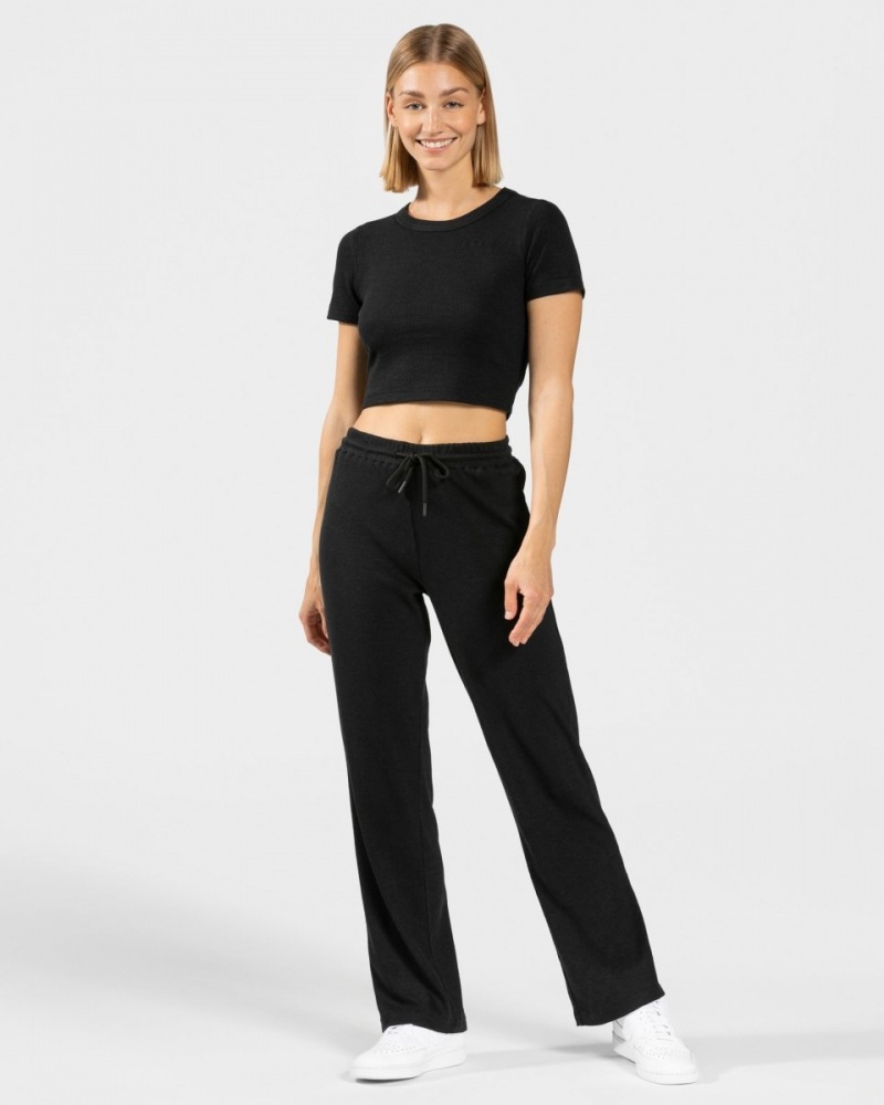 Black Women's Teveo Lounge Pants | 5129-KAXMW