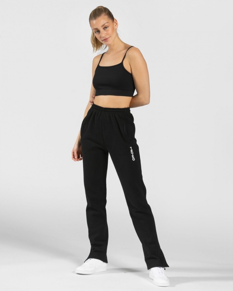 Black Women's Teveo Sassy Tops | 0486-PREGX