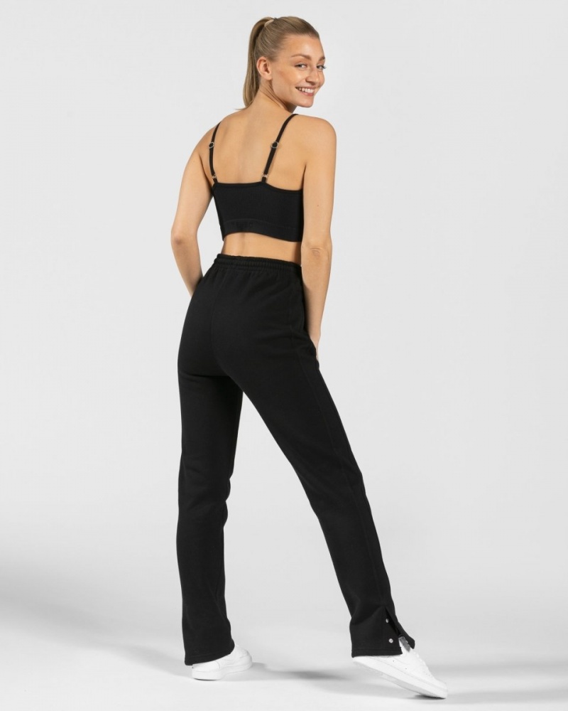 Black Women's Teveo Sassy Tops | 0486-PREGX