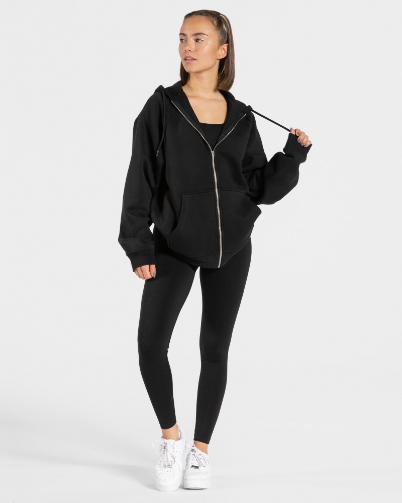 Black Women's Teveo Statement Oversized Jackets | 2364-SZPWI