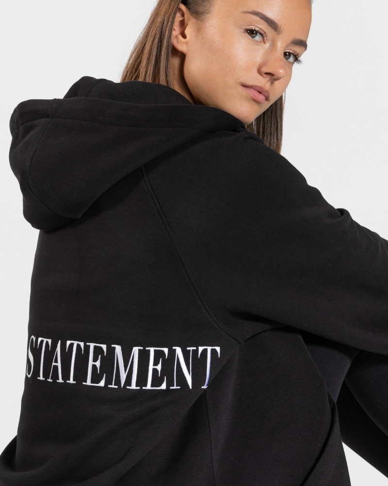 Black Women's Teveo Statement Oversized Jackets | 2364-SZPWI