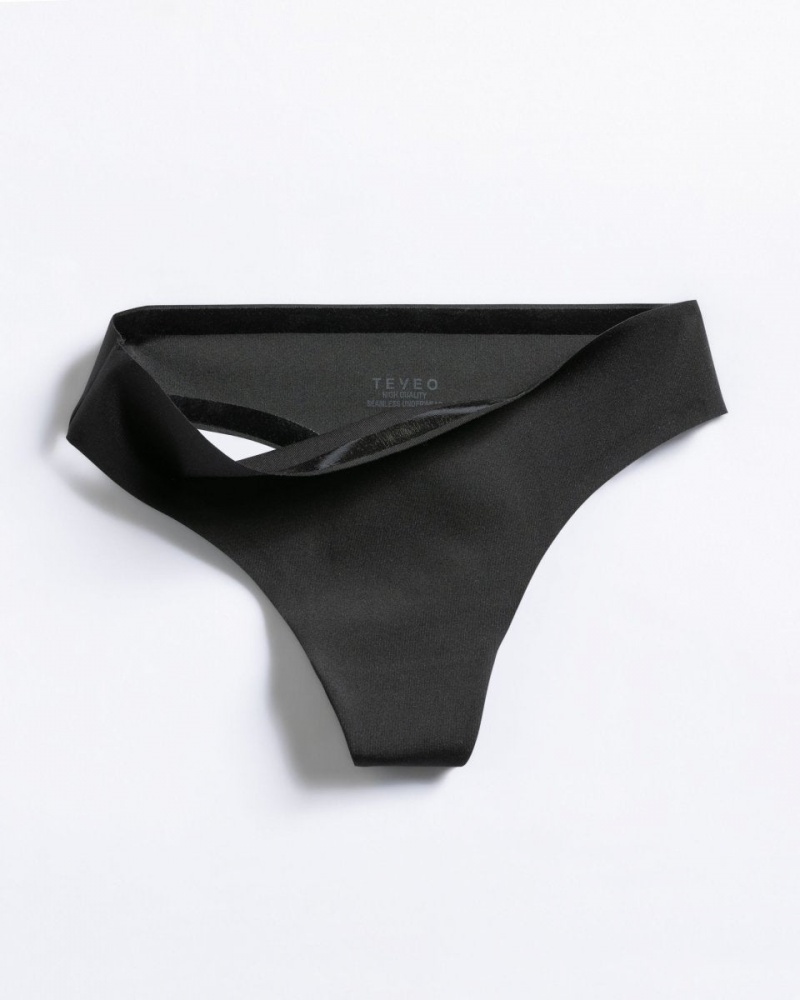 Black Women's Teveo TEVEO Seamles Underwear | 9731-ATMEZ