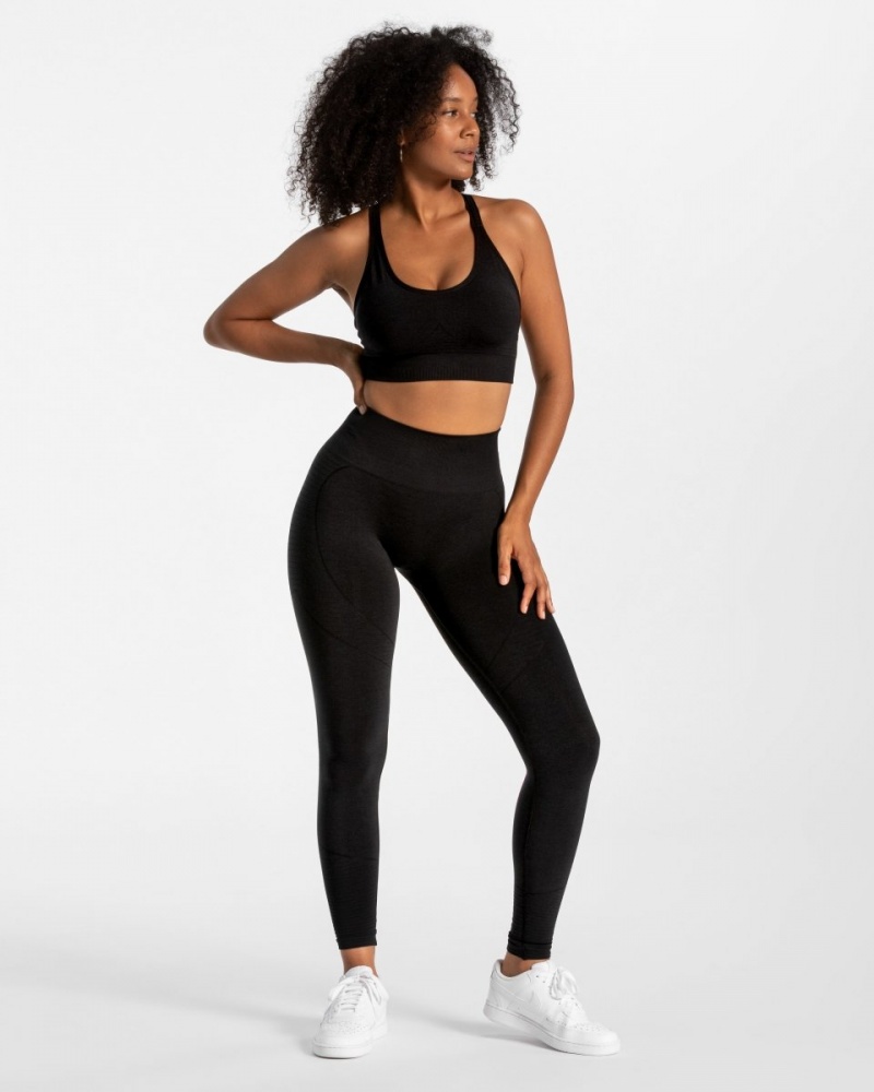 Black Women's Teveo True Leggings | 3618-AOGLX