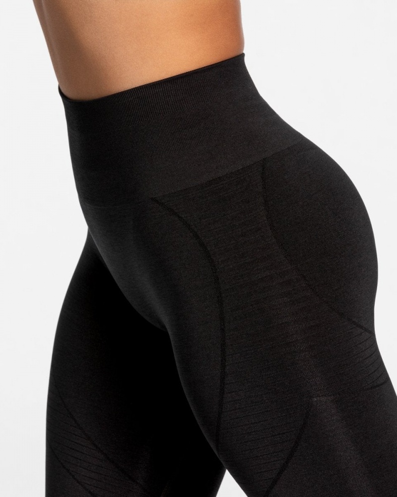 Black Women's Teveo True Leggings | 3618-AOGLX