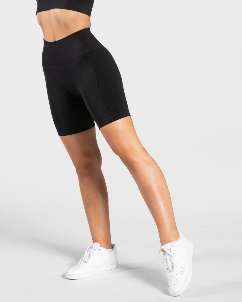 Black Women's Teveo True Shorts | 1849-ETCIL