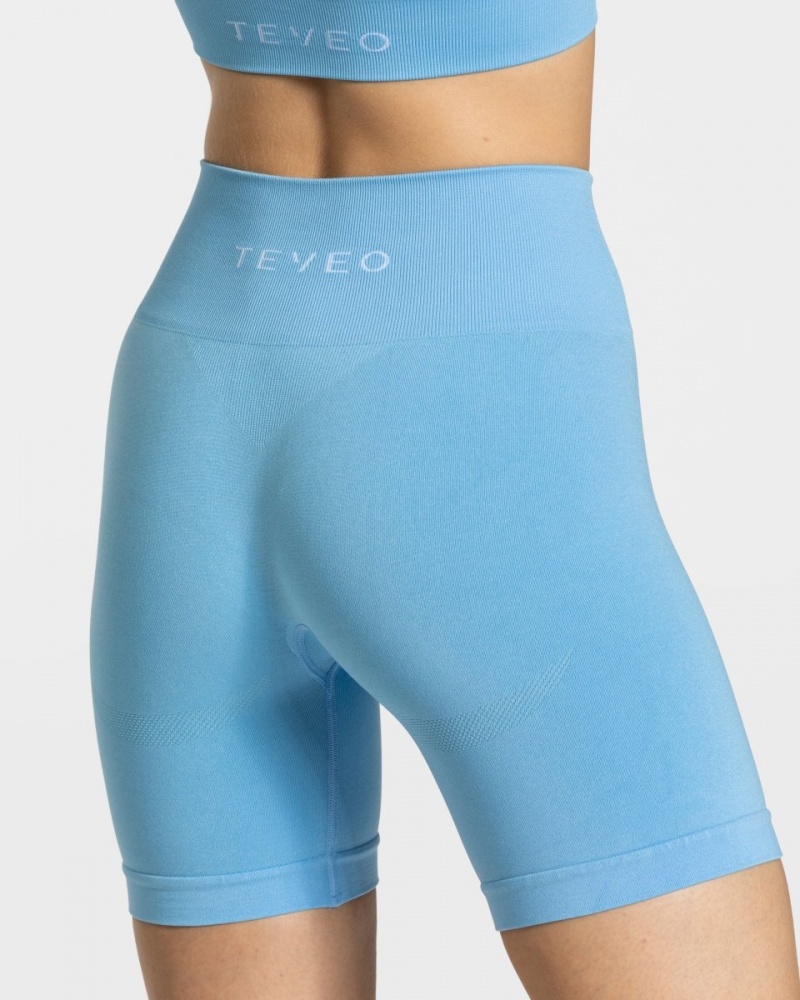 Blue Women's Teveo Classy Shorts | 6025-BUIXT