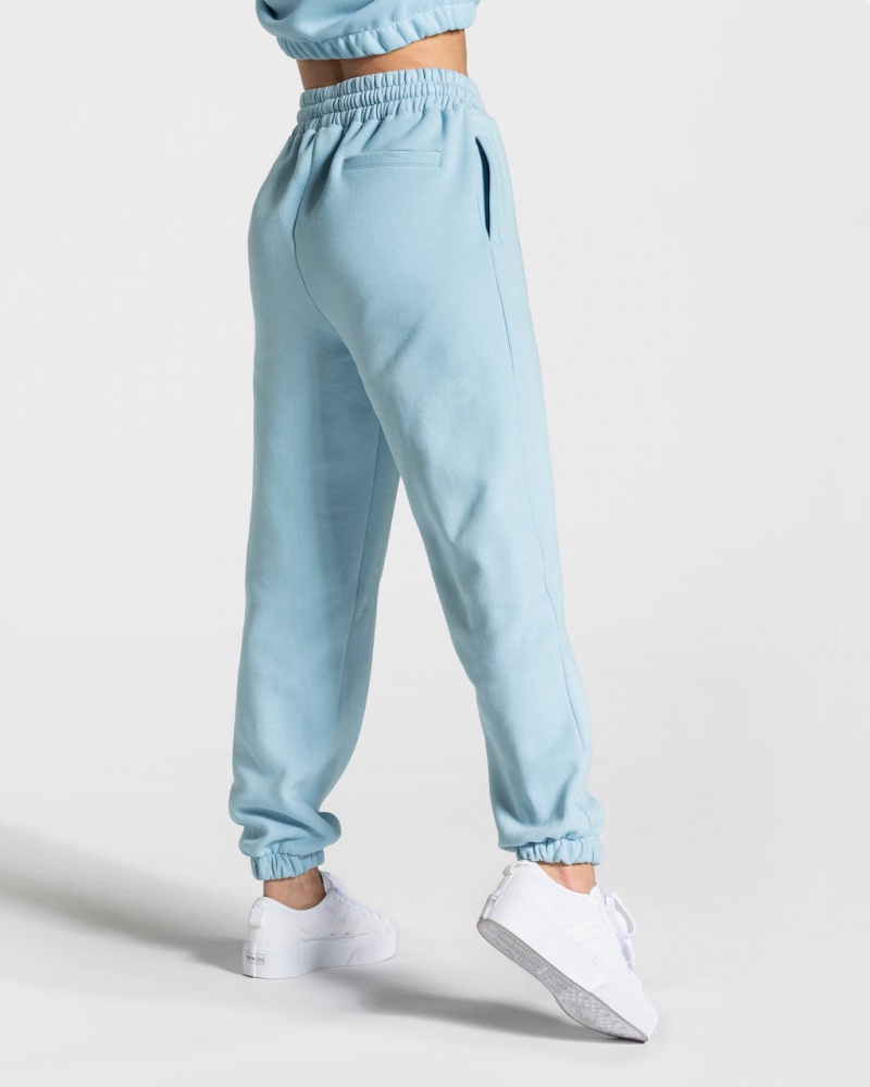 Blue Women's Teveo College Oversized Jogger | 3924-LXKSW