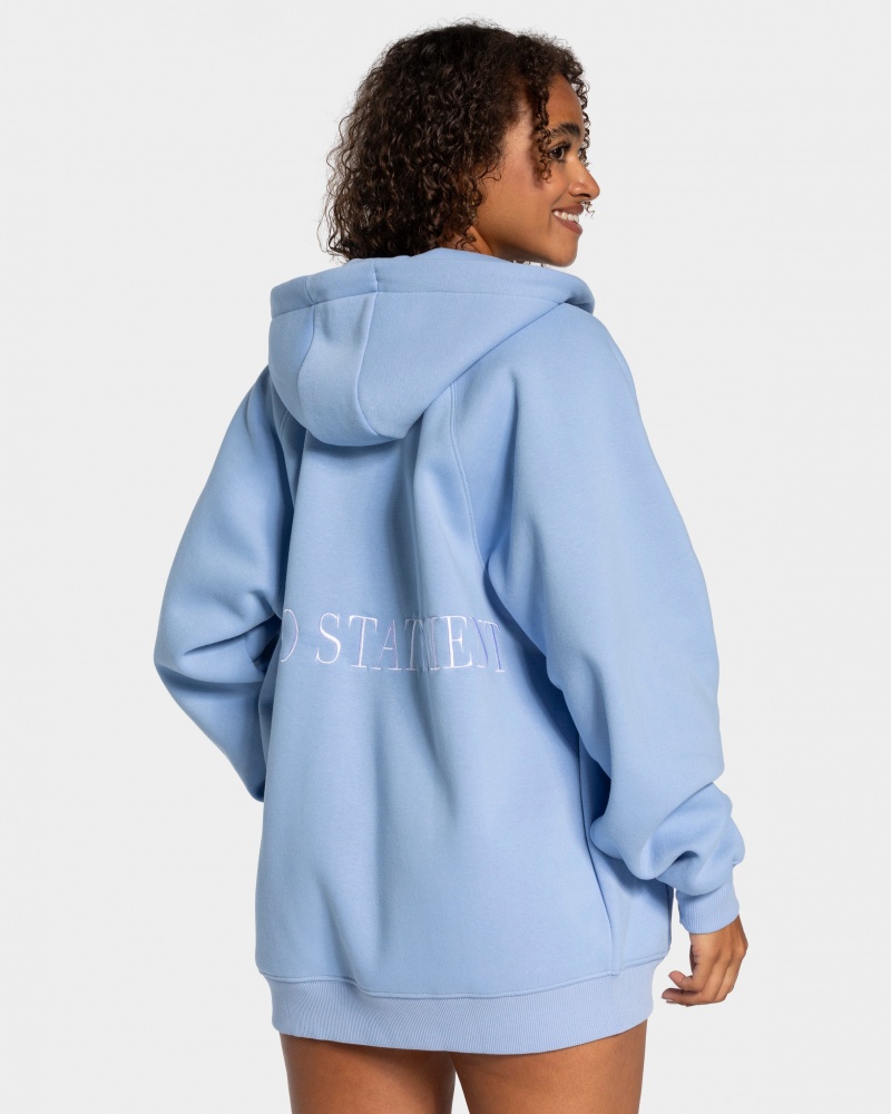 Blue Women's Teveo Statement Oversized Jackets | 8124-MYIUR