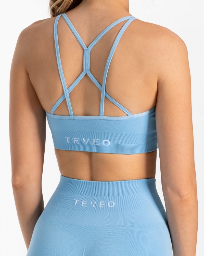 Blue Women's Teveo True Bras | 9365-TJOKI