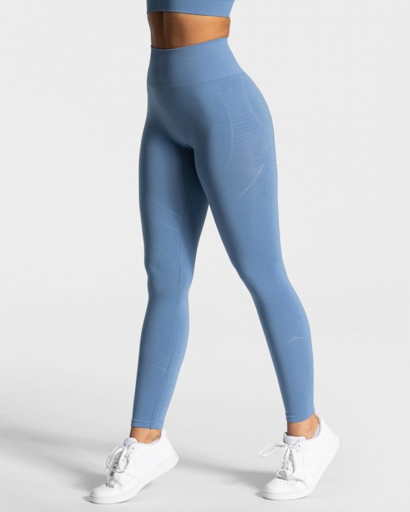 Blue Women\'s Teveo True Leggings | 6095-MYQLR