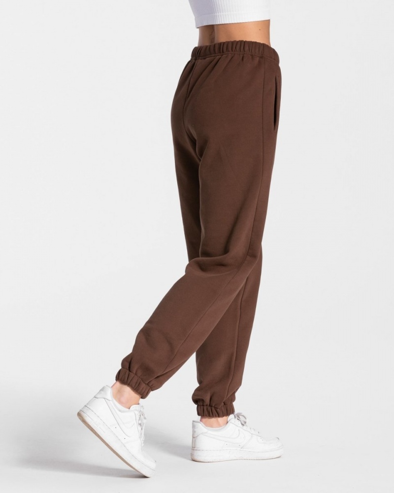 Brown Women's Teveo Iconic Oversized Jogger | 1950-FSCWB