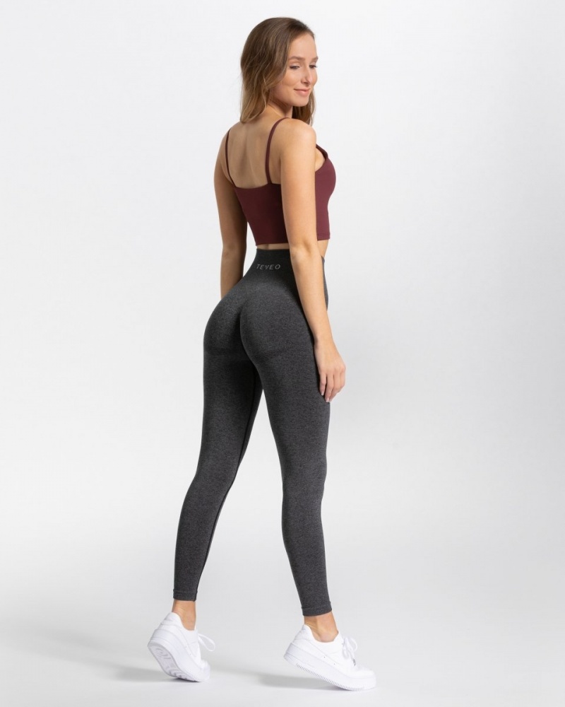 Dark Grey Women's Teveo Classy Leggings | 5493-AWYTV