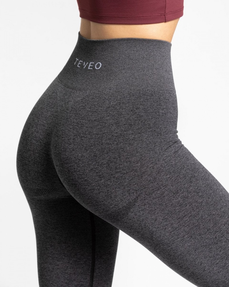 Dark Grey Women's Teveo Classy Leggings | 5493-AWYTV