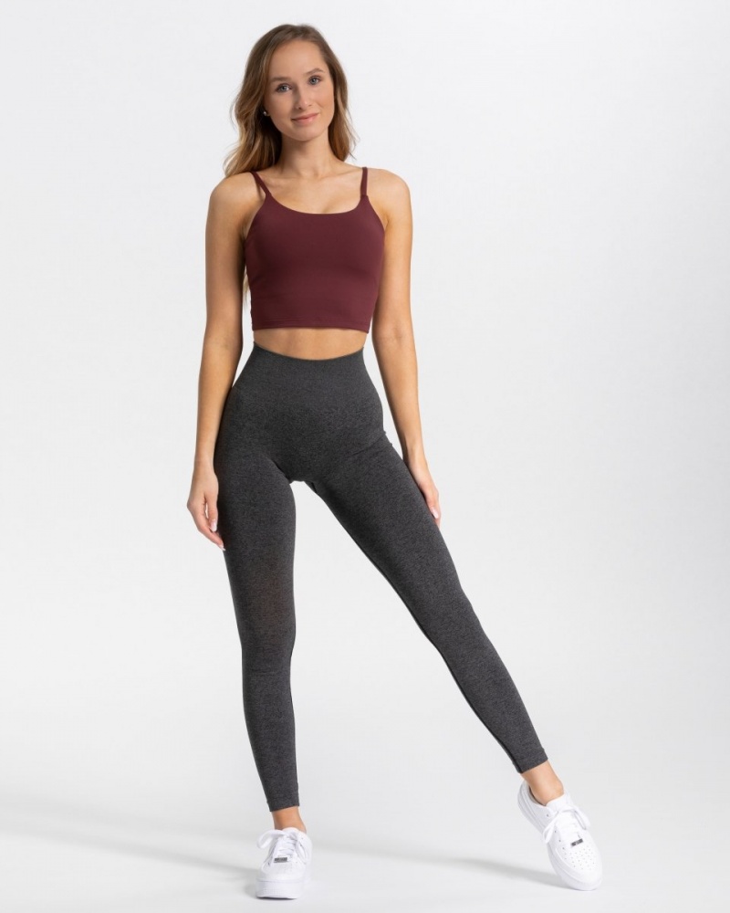 Dark Grey Women's Teveo Classy Leggings | 5493-AWYTV