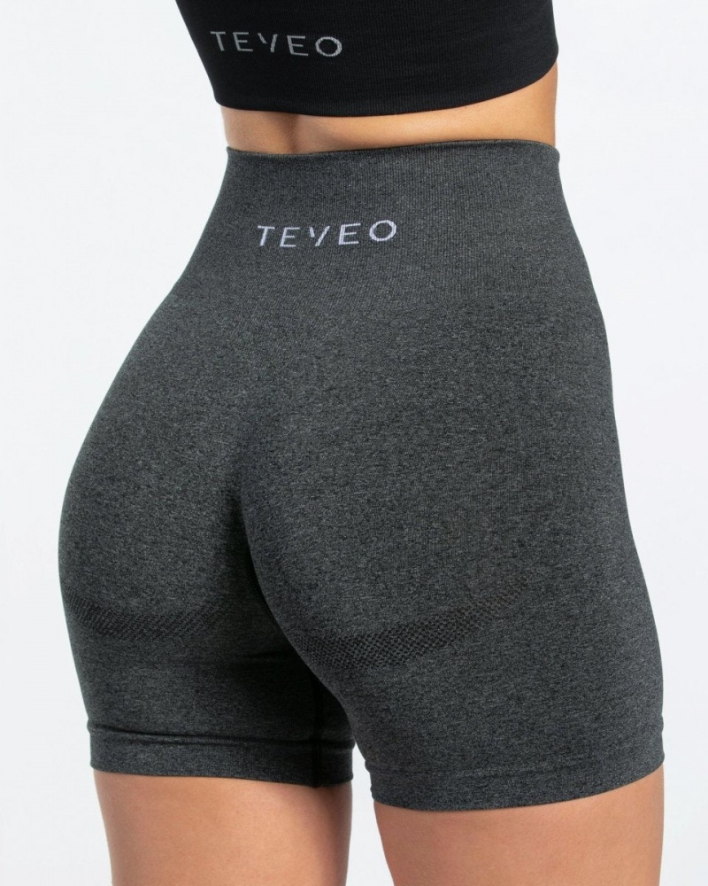 Dark Grey Women's Teveo Classy Shorts | 8402-ADFRW