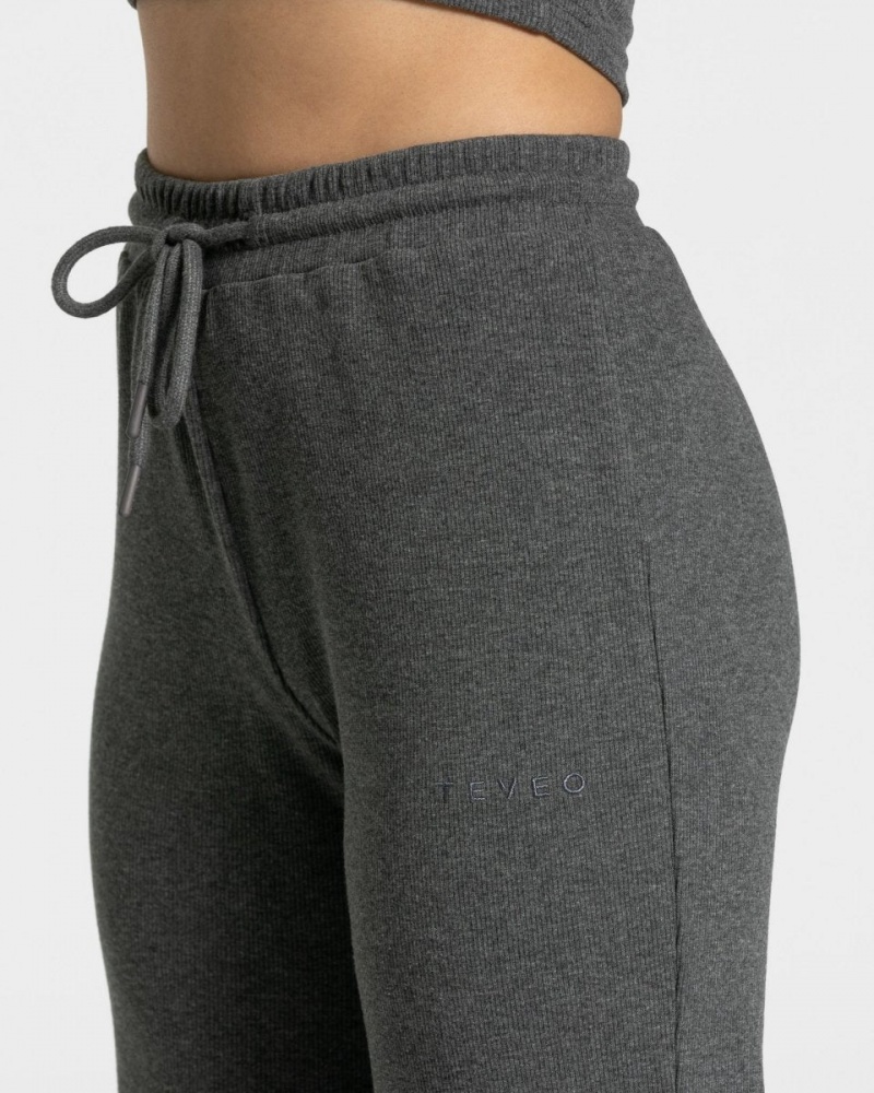 Dark Grey Women's Teveo Lounge Pants | 6745-UYOHE