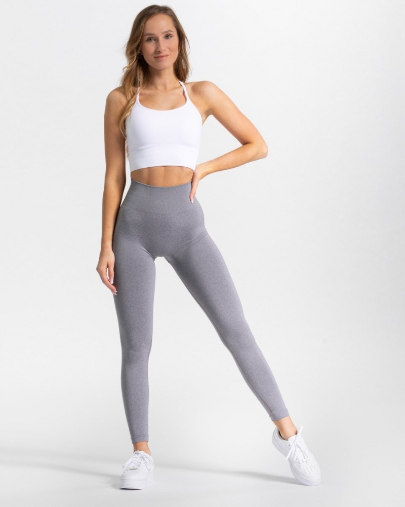 Grey Women's Teveo Classy Leggings | 1749-TEPZK