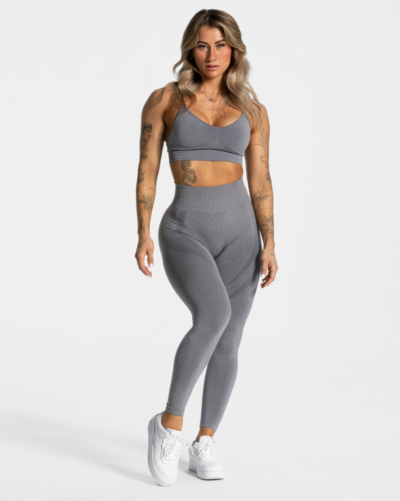 Grey Women's Teveo Evolution V2 Leggings | 6178-DCQIZ