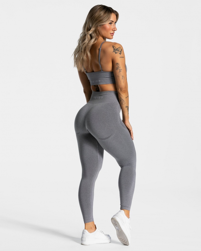 Grey Women's Teveo Evolution V2 Leggings | 6178-DCQIZ