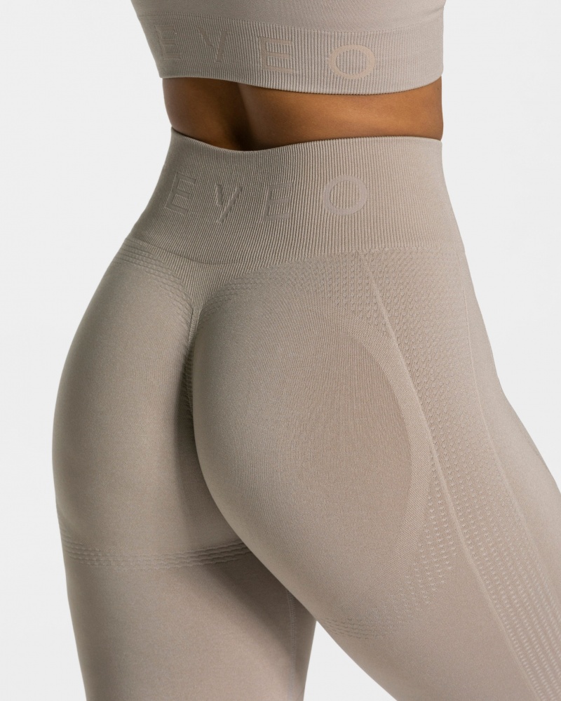 Grey Women's Teveo Focus Scrunch Leggings | 0653-PVXBQ