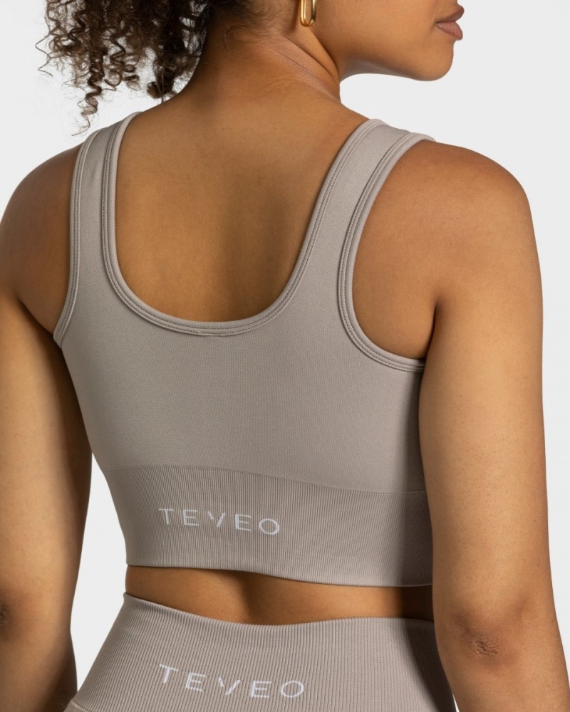 Grey Women's Teveo Sensation Bras | 5234-DAXTN