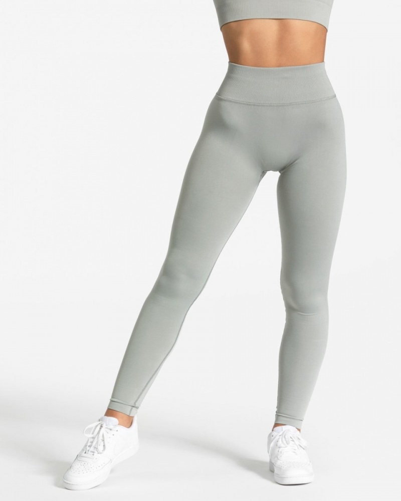 Grey Women\'s Teveo Sensation Leggings | 7053-PCZES