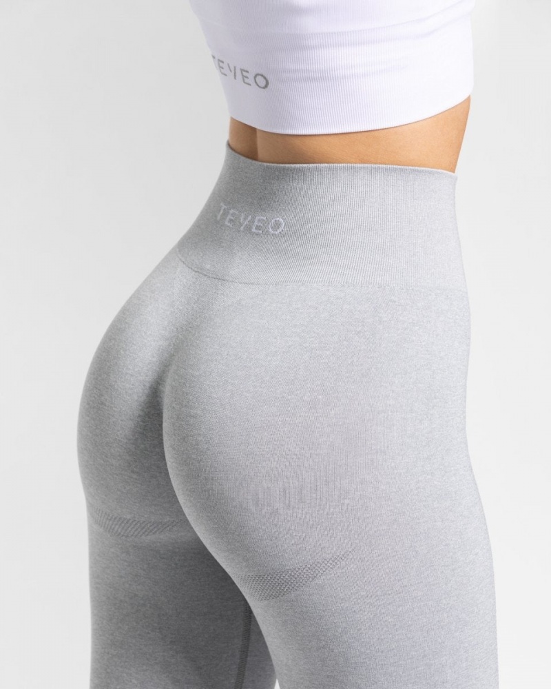 Light Grey Women's Teveo Classy Leggings | 5143-IQXBG