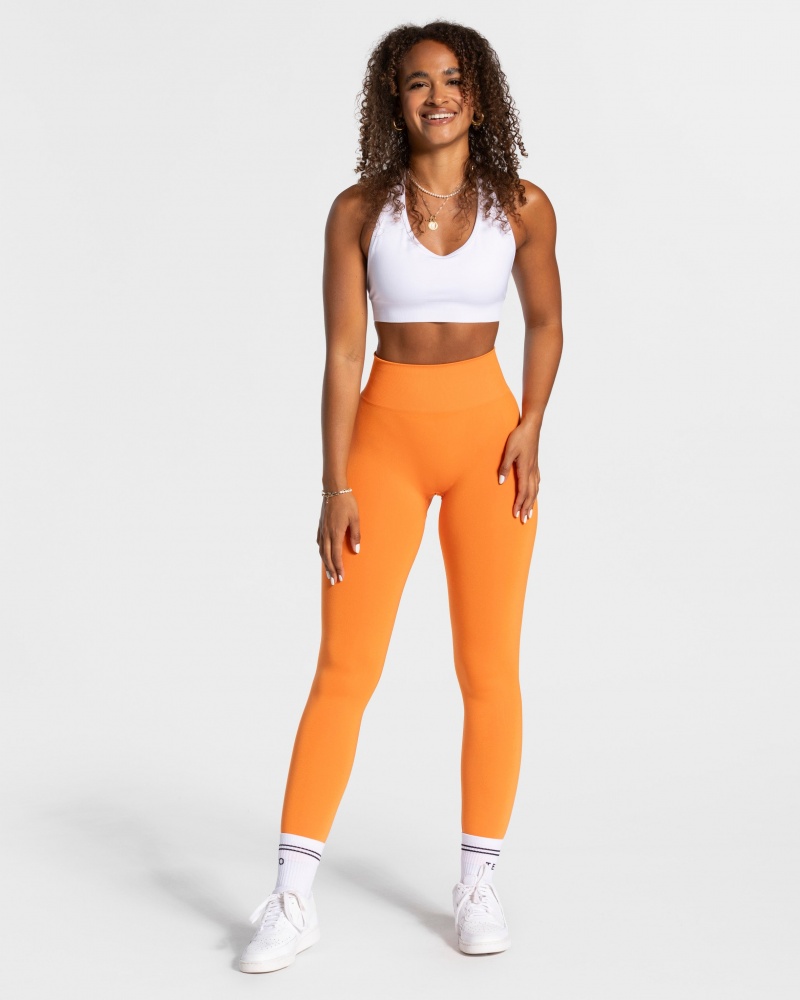 Orange Women's Teveo Classy Leggings | 2749-RTQIM