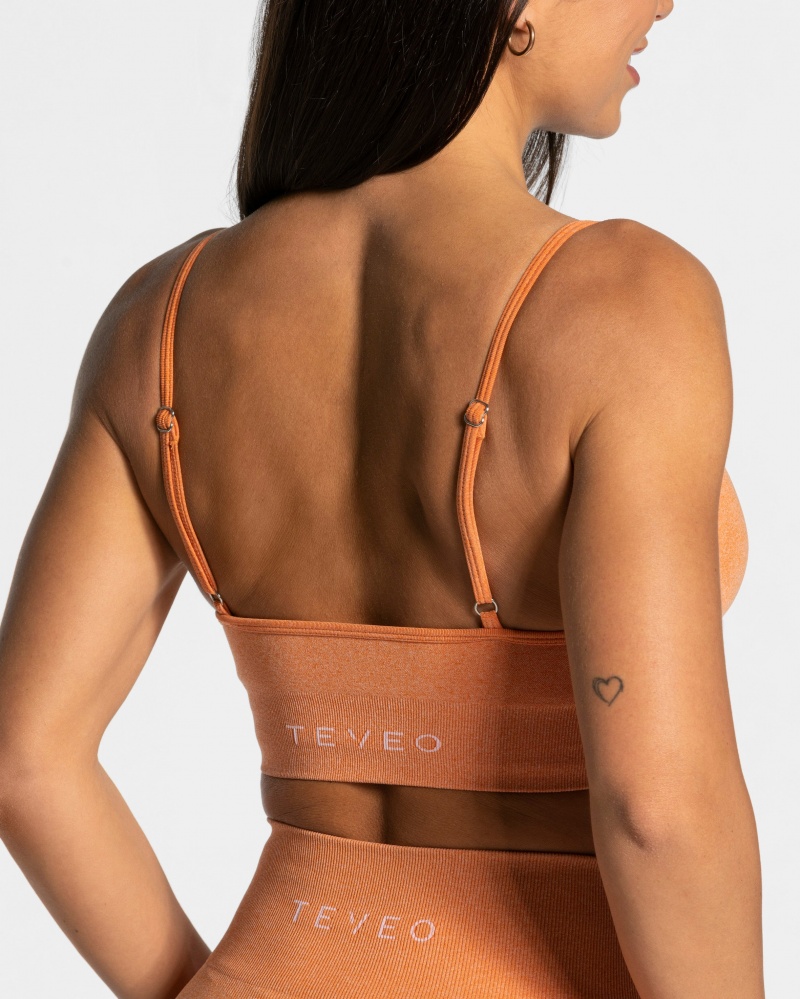 Orange Women's Teveo Evolution V2 Bras | 8629-GJVEL