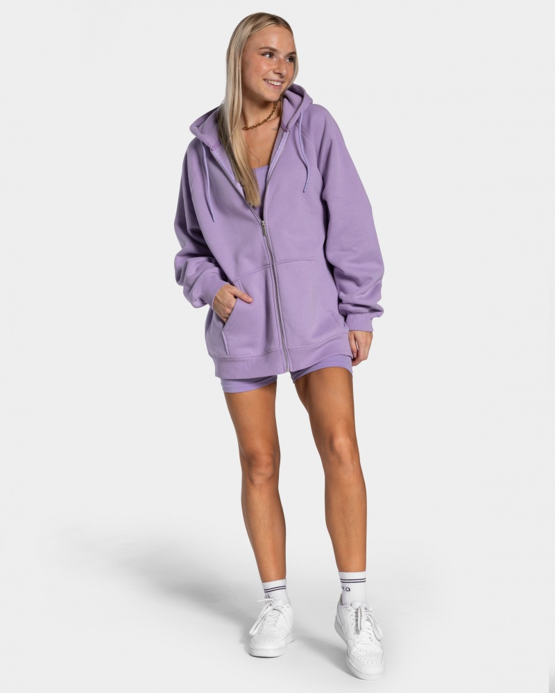 Purple Women's Teveo Statement Oversized Jackets | 8953-XHGNP