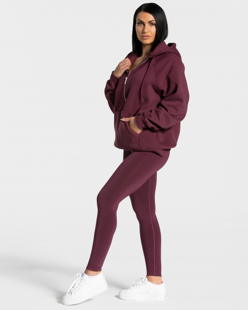 Purple Women's Teveo Statement Oversized Jackets | 4078-BRVMQ