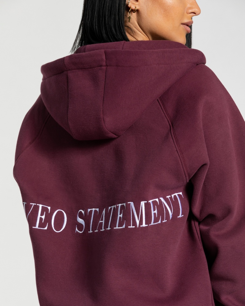 Purple Women's Teveo Statement Oversized Jackets | 4078-BRVMQ